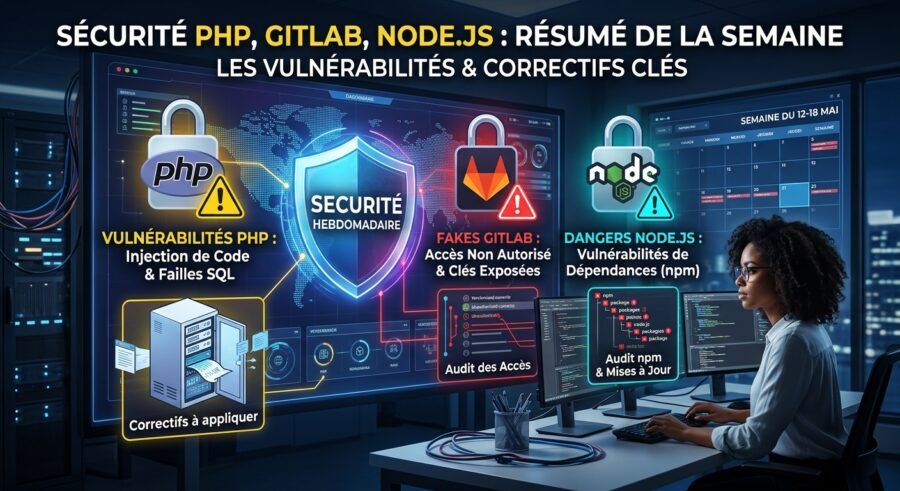 PHP2Shell, Node2Shell, GitLab CVSS 10 : le point sur les failles critiques de la semaine du 21 octobre 2026