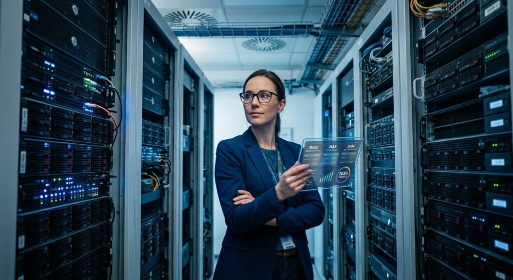 RAID, NAS, SAN : comment choisir sa solution de stockage en 2026